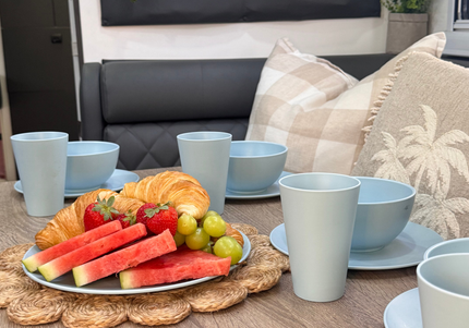 Caravan dinnerware - Duck egg blue