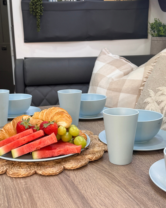 Caravan dinnerware - Duck egg blue