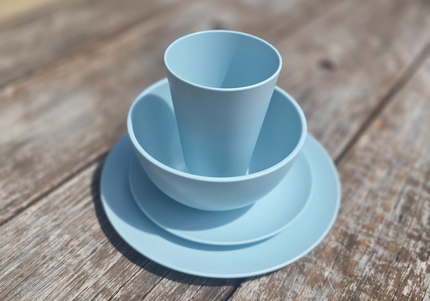 Caravan dinnerware - Duck egg blue