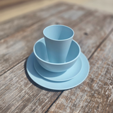 rPET Caravan Dinnerware Sets - Duck egg blue