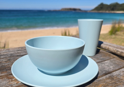 Caravan dinnerware - Duck egg blue