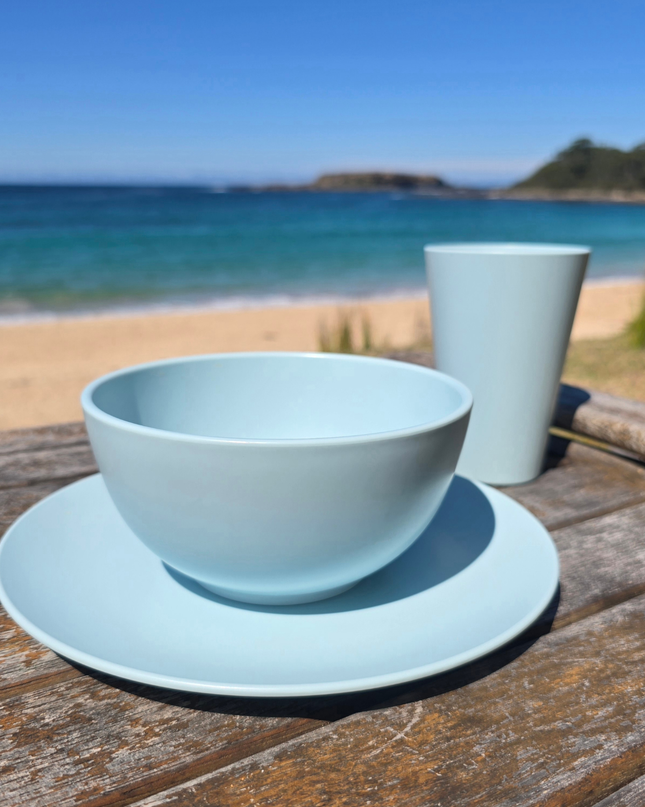 Caravan dinnerware - Duck egg blue