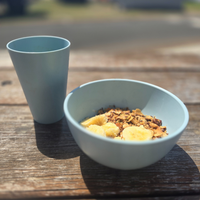 rPET Caravan Dinnerware Sets - Duck egg blue