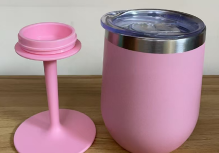 12oz Removable stem wine tumbler