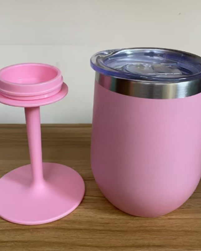 12oz Removable stem wine tumbler