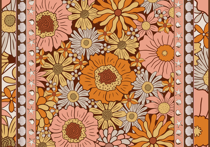 Sun-blossom Picnic Throw Rug