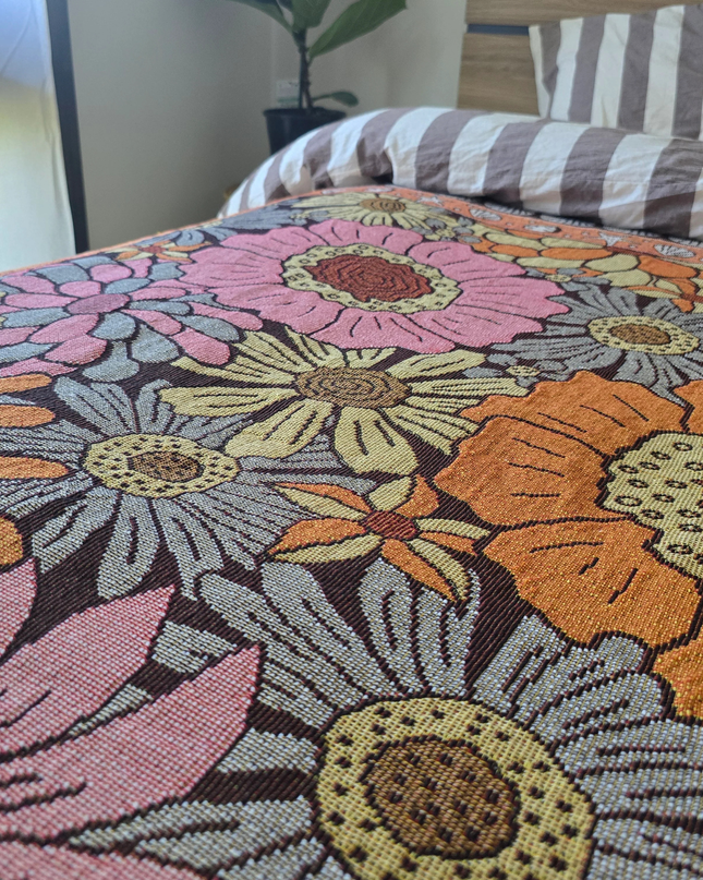 Sun-blossom Picnic Throw Rug