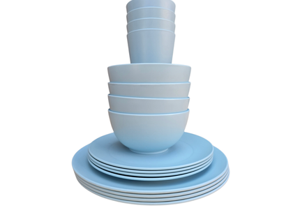 Caravan, Camping, outdoor, dinnerware, Duck egg blue, microwave safe, BPA free, nontoxic, non-toxic, dishwasher safe, drop proof, lightweight, certified, recycled, eco-friendly, affordable, freezer safe, van life, motorhome, cookware, travel friendly, kid friendly, afterpay, Australian owned and operated, business, camping brand, accessories, products, essentials, family, BBQ, Australia