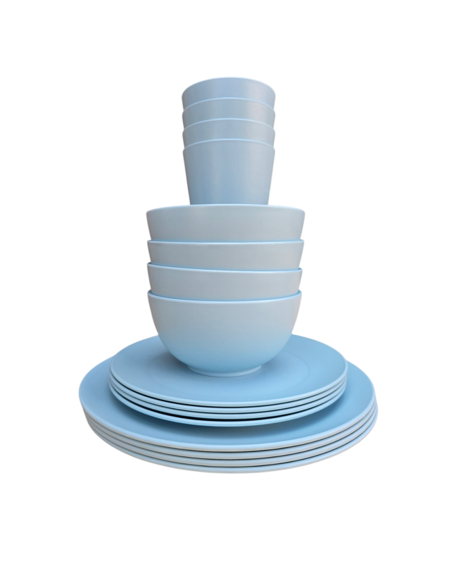 Caravan, Camping, outdoor, dinnerware, Duck egg blue, microwave safe, BPA free, nontoxic, non-toxic, dishwasher safe, drop proof, lightweight, certified, recycled, eco-friendly, affordable, freezer safe, van life, motorhome, cookware, travel friendly, kid friendly, afterpay, Australian owned and operated, business, camping brand, accessories, products, essentials, family, BBQ, Australia
