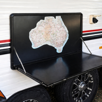 Map of Australia PVC vinyl sticker, track with sharpie marker, track your travels, oil-proof, water-proof, anti-uv, large, outdoor and indoor use, detailed, national parks, remote areas, australia