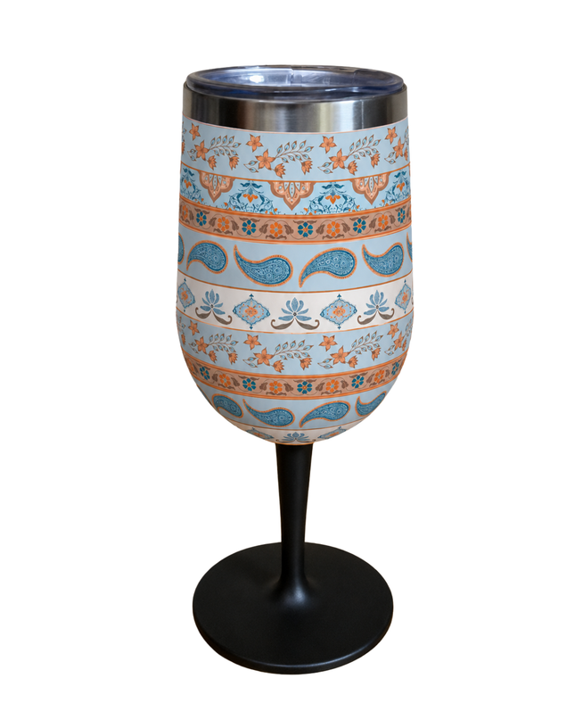 12oz Removable stem wine tumbler