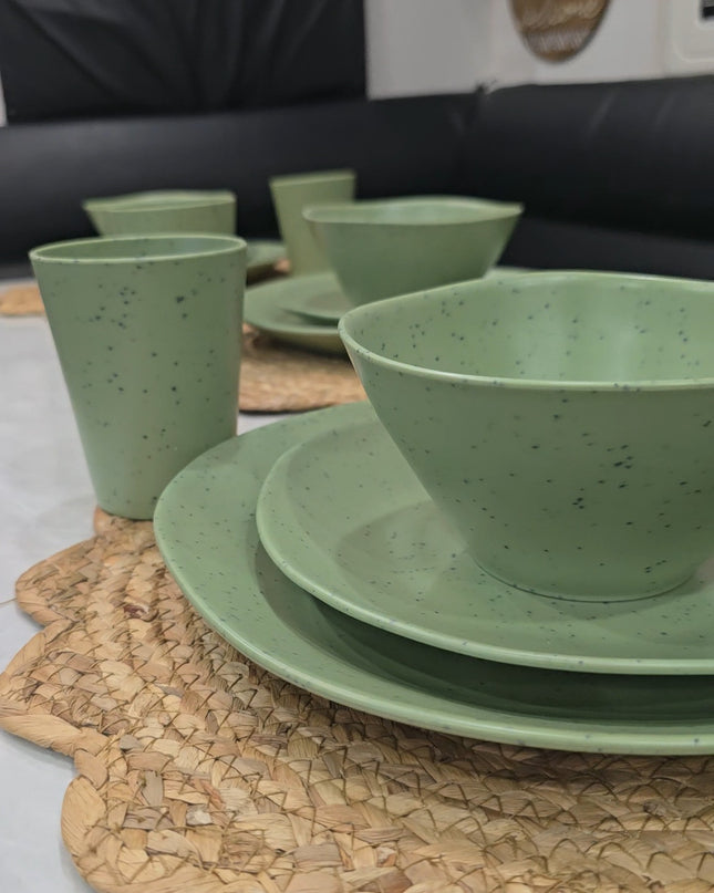 Caravan dinnerware - Navy speckled Matcha Glaze (Pre-orders open end of March)