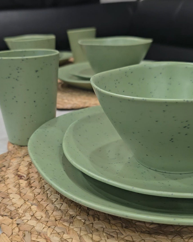 READ DESCRIPTION! Caravan dinnerware - Speckled Matcha (PRE-ORDER - ships by June 5th)