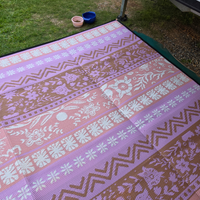 (PRE-ORDER) Boho Lavender Recycled Camping Mat  2.4 x 6m (SHIPS BY 30th NOVEMBER - NOT IN STOCK)