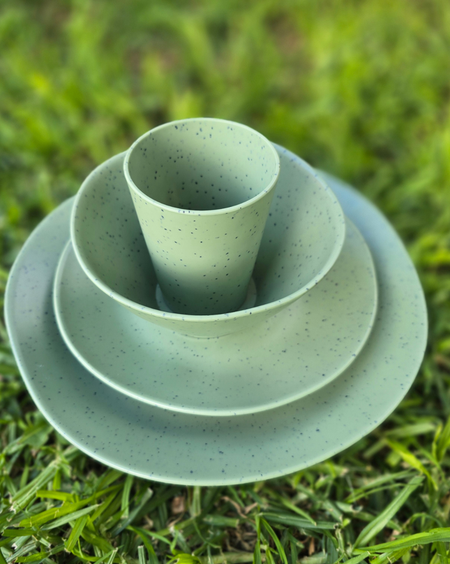 READ DESCRIPTION! Caravan dinnerware - Speckled Matcha (PRE-ORDER - ships by June 5th)