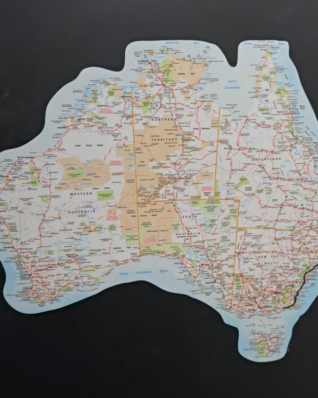 Map of Australia sticker