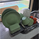 Speckled Matcha rPET Caravan Dinnerware Set
