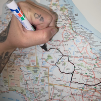 Australia Travel Map Sticker - Buy 1 get 2nd 50% off