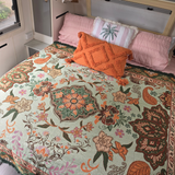 Willow Woven Travel Throw Rug