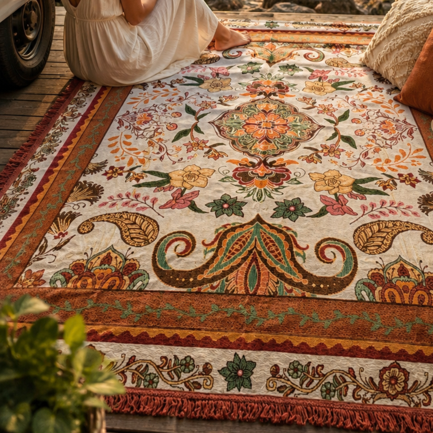 Travel Throw Rug - Sahara