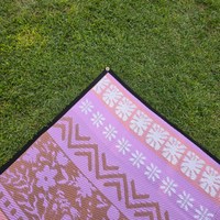 (PRE-ORDER) Boho Lavender Recycled Camping Mat  2.4 x 6m (SHIPS BY 30th NOVEMBER - NOT IN STOCK)