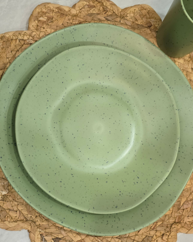 READ DESCRIPTION! Caravan dinnerware - Speckled Matcha (PRE-ORDER - ships by June 5th)