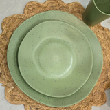 rPET Caravan Dinnerware Sets - Speckled Matcha