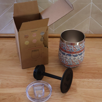 Santorini Wine Tumbler | Damaged Box