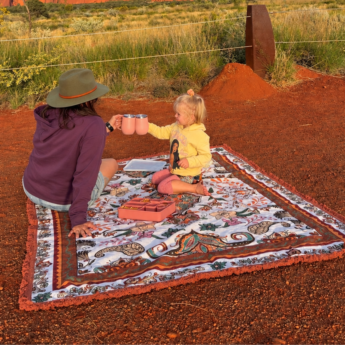 Sahara Woven Travel Throw Rug