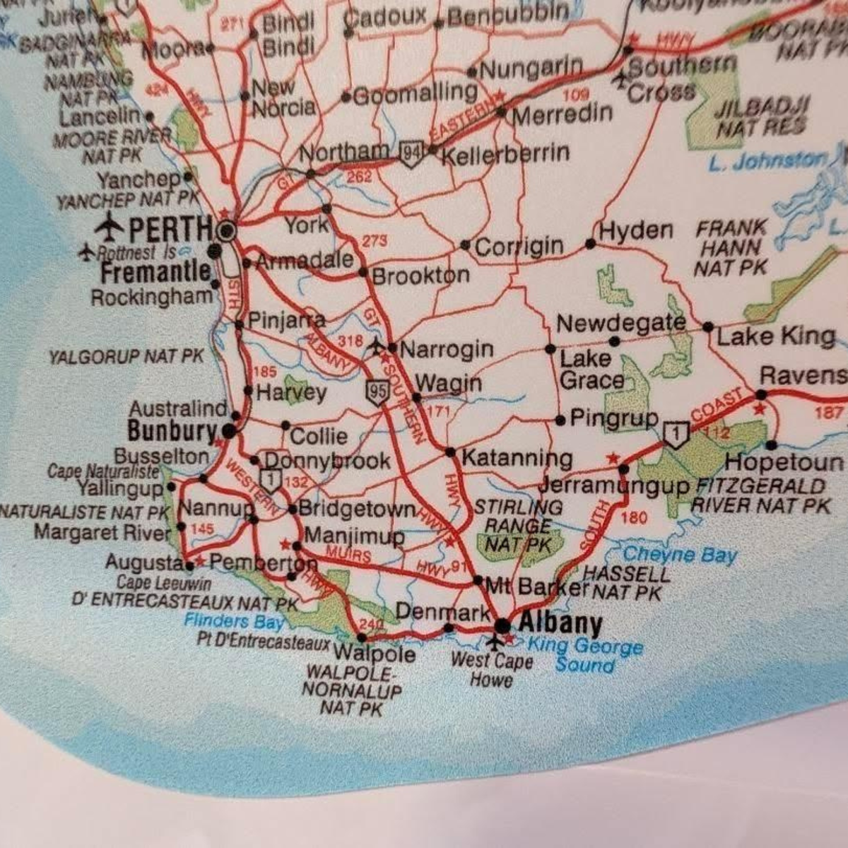 Australia Travel Map Sticker - Buy 1 get 2nd 50% off