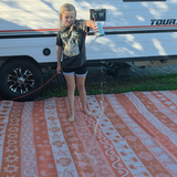 Sunset Sands Recycled Camping Mat  2.4 x 6m