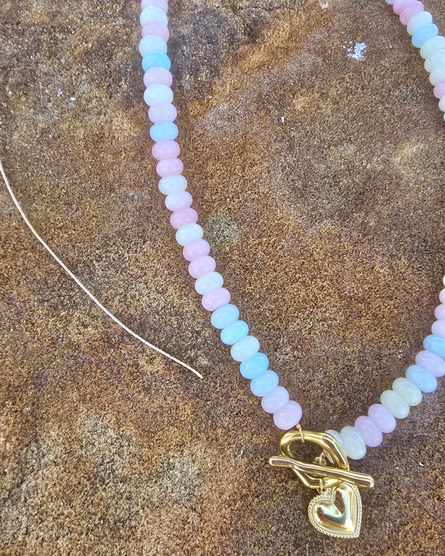 Sweetheart beaded necklace