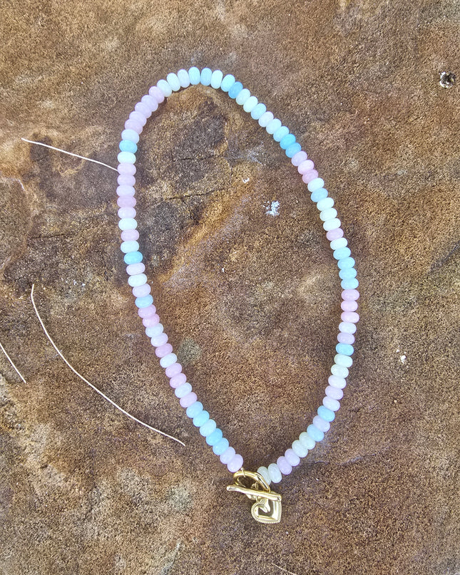 Sweetheart beaded necklace