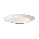 Vanaway Speckled Coconut 28cm dinner plate in food-grade recycled rPET with a speckled white finish