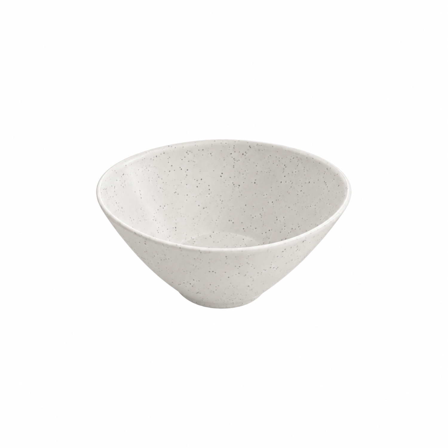 Vanaway Speckled Coconut 700ml bowl made from food-grade recycled rPET with a lightweight, durable speckled finish.